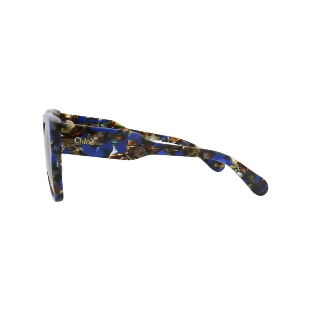 Chloé Square-Frame Recycled Acetate Sunglasses Multi Womens